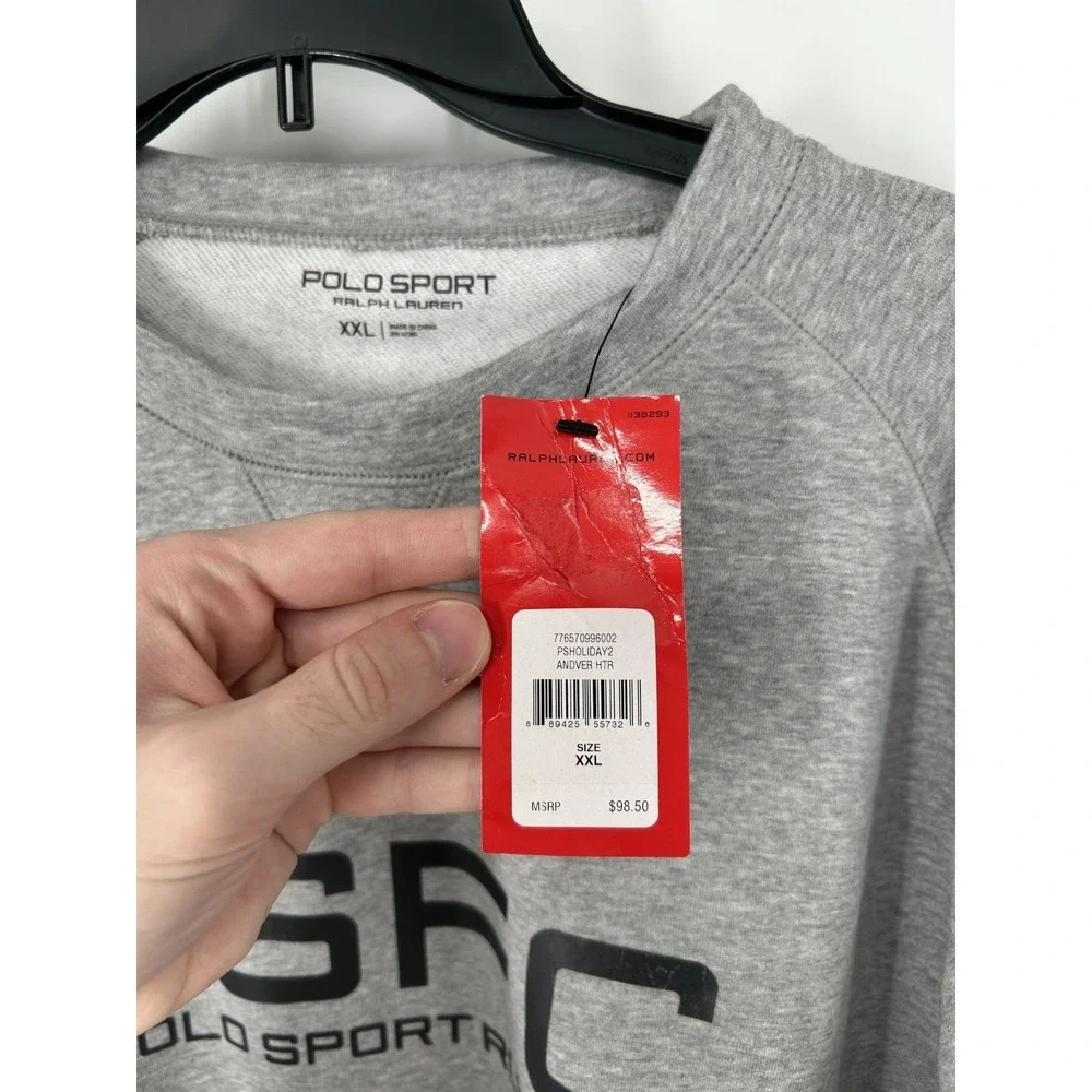 Polo Sport Ralph Lauren Sport Rugby Crewneck Graphic Sweatshirt Performance PSFC